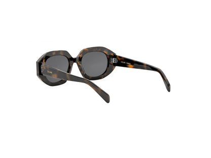 CELINE 3 Dots Havana Geometric Sunglasses CL40319I 53A 52