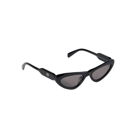 Miu Miu MU B11SU Cat Eye BLACK DARK GREY Sunglasses
