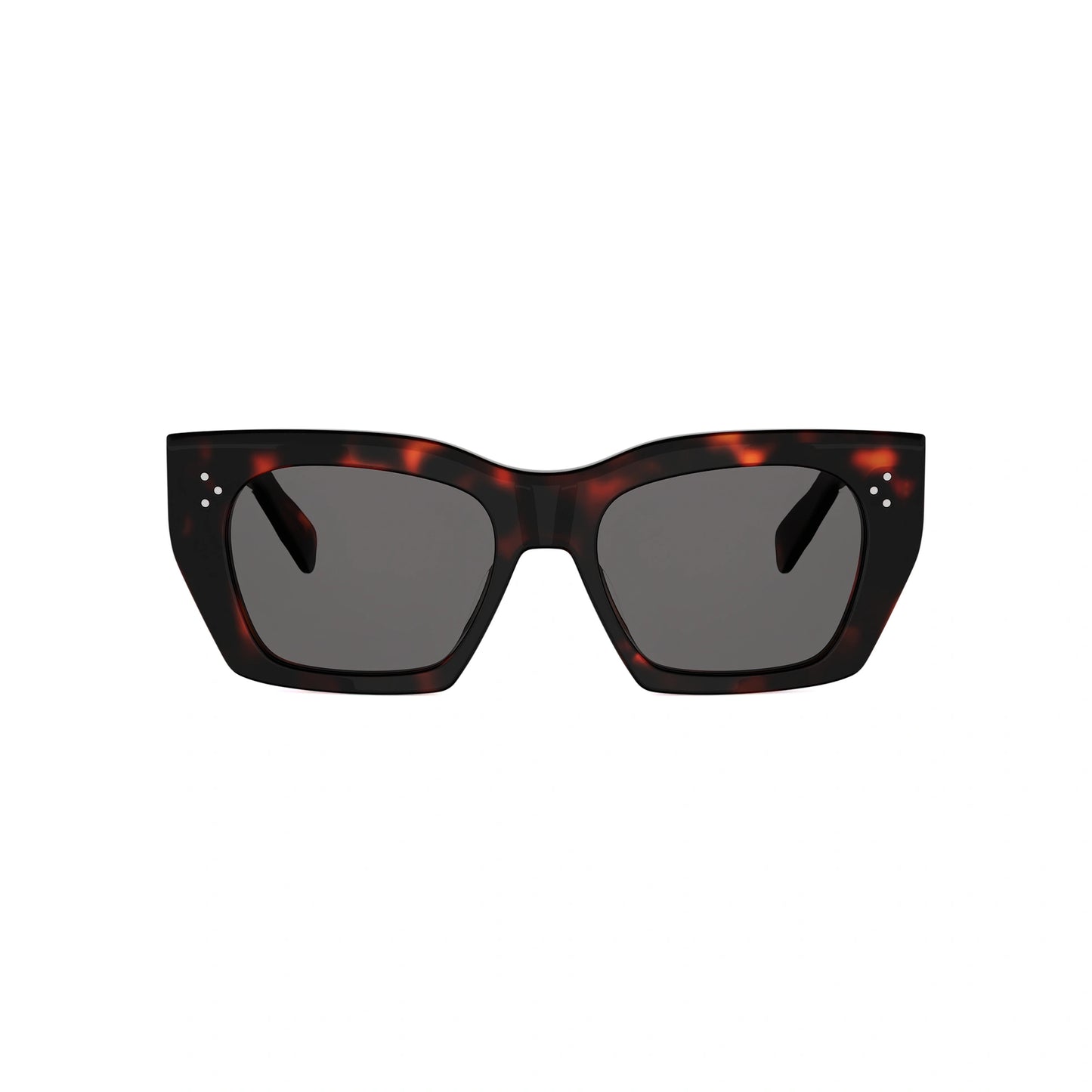 CELINE 3 Dots Havana Square Sunglasses CL40342I 52A 53