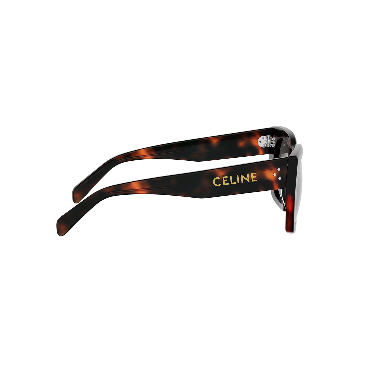 CELINE 3 Dots Havana Square Sunglasses CL40342I 52A 53