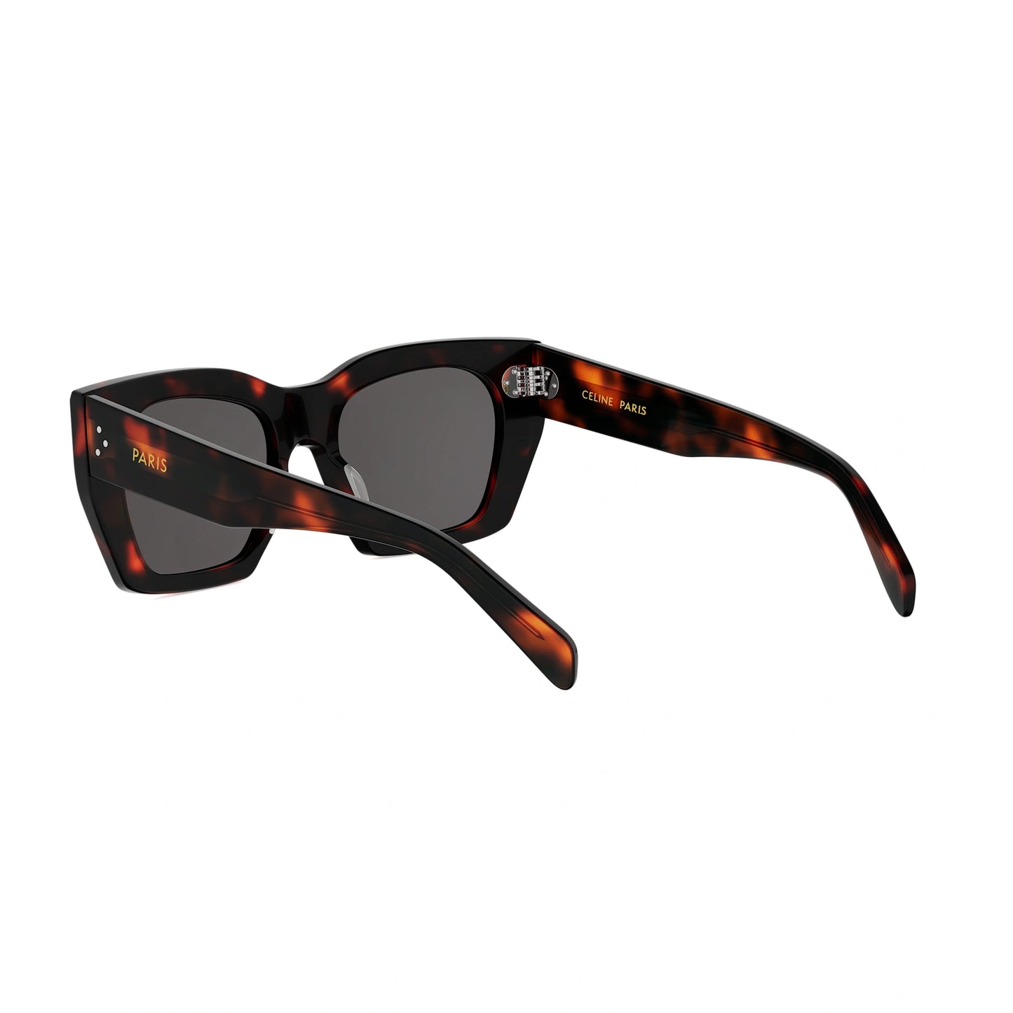 CELINE 3 Dots Havana Square Sunglasses CL40342I 52A 53