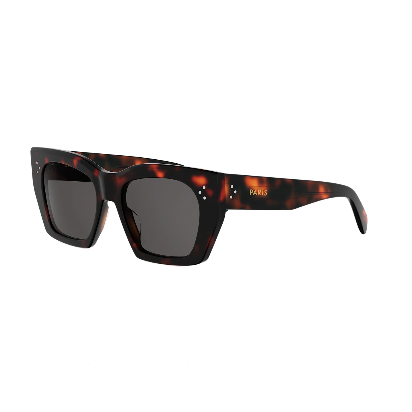 CELINE 3 Dots Havana Square Sunglasses CL40342I 52A 53