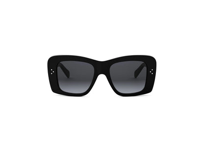 CELINE 3 Dots Black Geometric Sunglasses CL40321I 01B 53