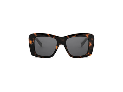 CELINE 3 Dots Havana Geometric Sunglasses CL40321I 52A 53