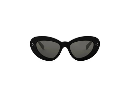 CELINE 3 Dots Black Cat Eye Sunglasses CL40320U 01A 52