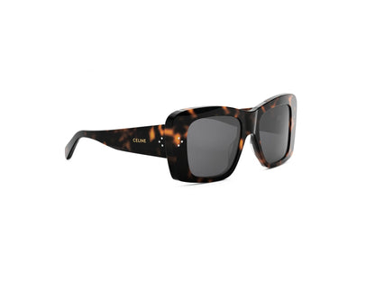 CELINE 3 Dots Havana Geometric Sunglasses CL40321I 52A 53