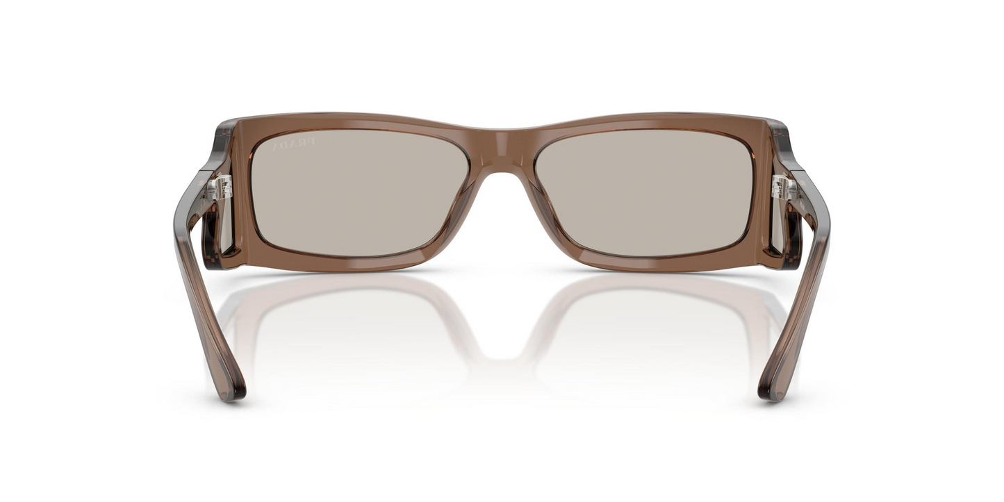 Prada PR B03S 16W5J2 56 - Sunglasses Prada Brown Acetate