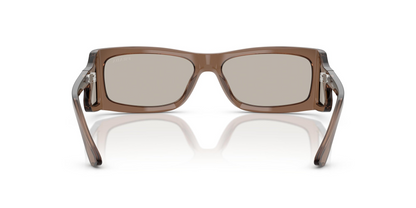 Prada PR B03S 16W5J2 56 - Sunglasses Prada Brown Acetate
