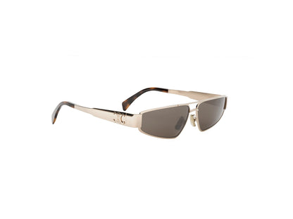 CELINE Metal Triomphe Rose Geometric Sunglasses CL40318U 28E 59
