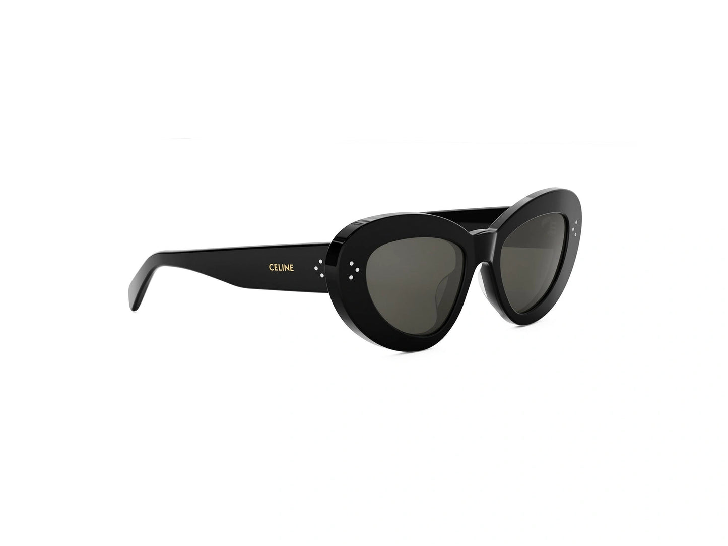CELINE 3 Dots Black Cat Eye Sunglasses CL40320U 01A 52