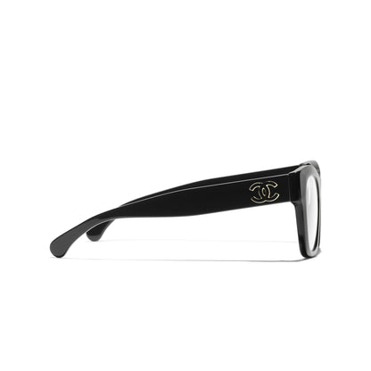 Chanel Black-Grey Sunglasses | CHANEL CH6057 Mask Glasses Black-Grey