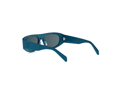 CELINE Triomphe Blue Geometric Sunglasses CL40334U 84V 55