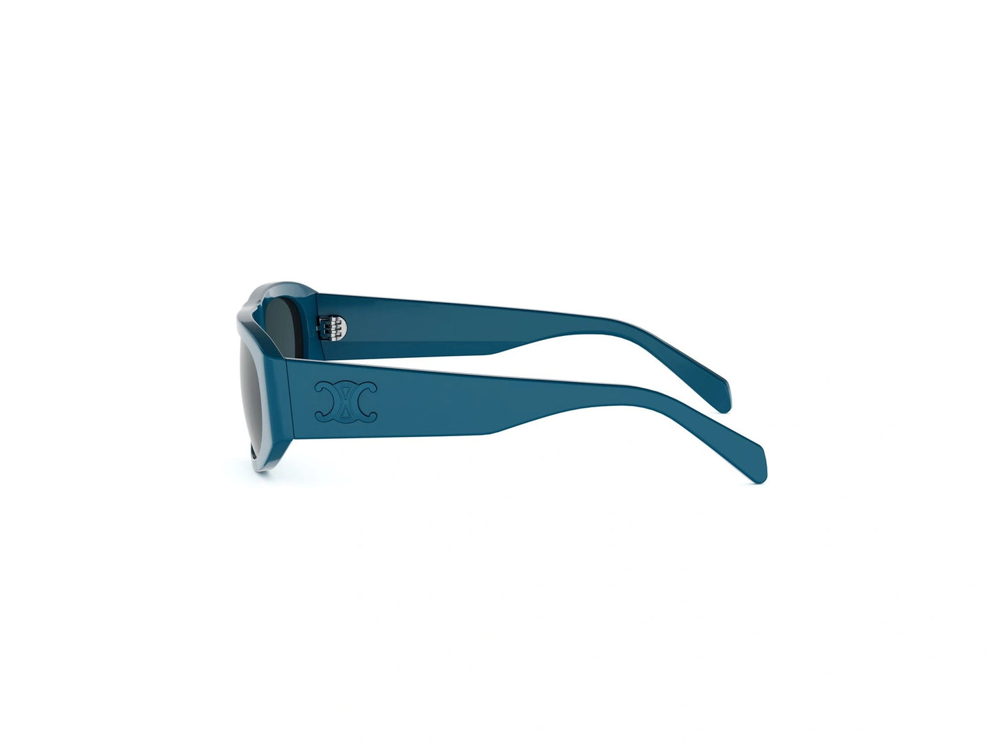 CELINE Triomphe Blue Geometric Sunglasses CL40334U 84V 55