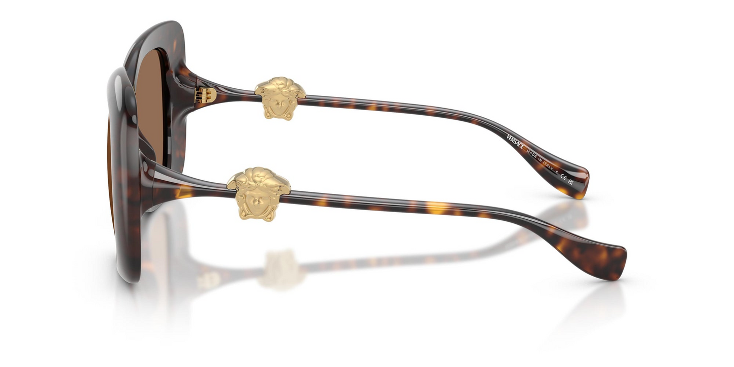 Versace Sunglasses Black-Dark Grey | Versace VE4431 Black-Dark Grey