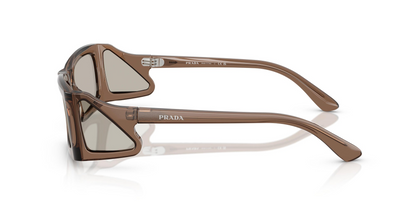 Prada PR B03S 16W5J2 56 - Sunglasses Prada Brown Acetate