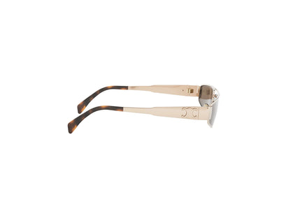 CELINE Metal Triomphe Rose Geometric Sunglasses CL40318U 28E 59