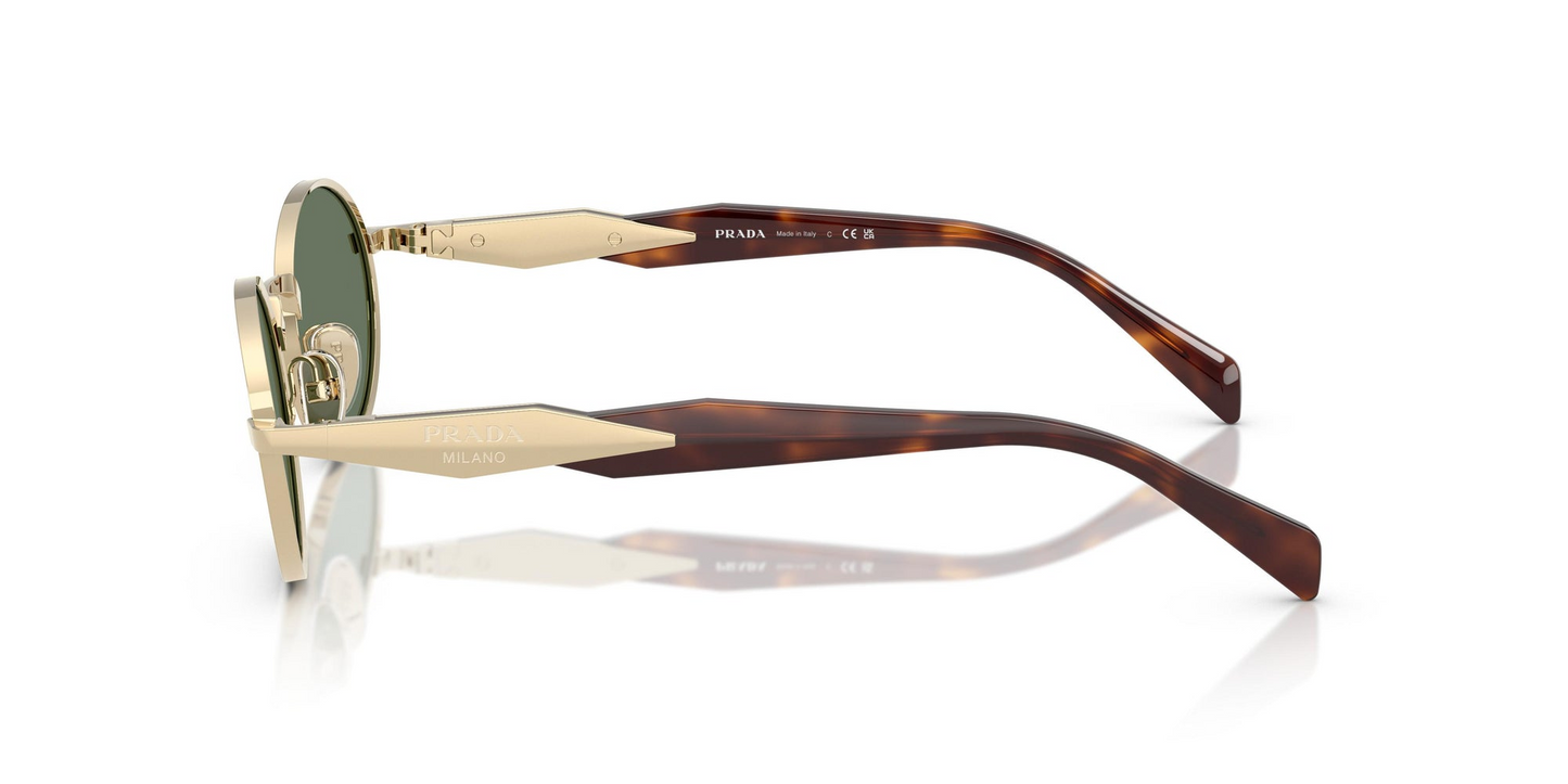 Prada PR 65ZS ZVN70L 55 - Sunglasses Prada Green Metal