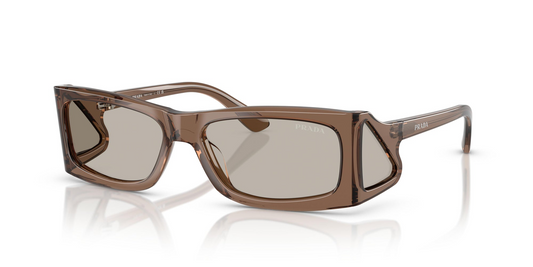 Prada PR B03S 16W5J2 56 - Sunglasses Prada Brown Acetate