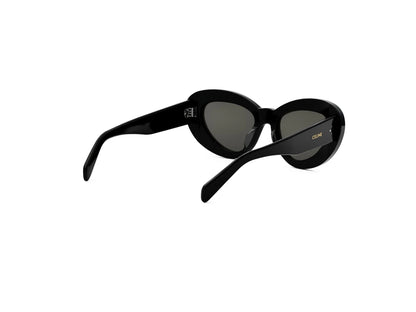 CELINE 3 Dots Black Cat Eye Sunglasses CL40320U 01A 52