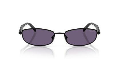 Prada PR D51S 7AB70W 55 - Sunglasses Prada Black Metal