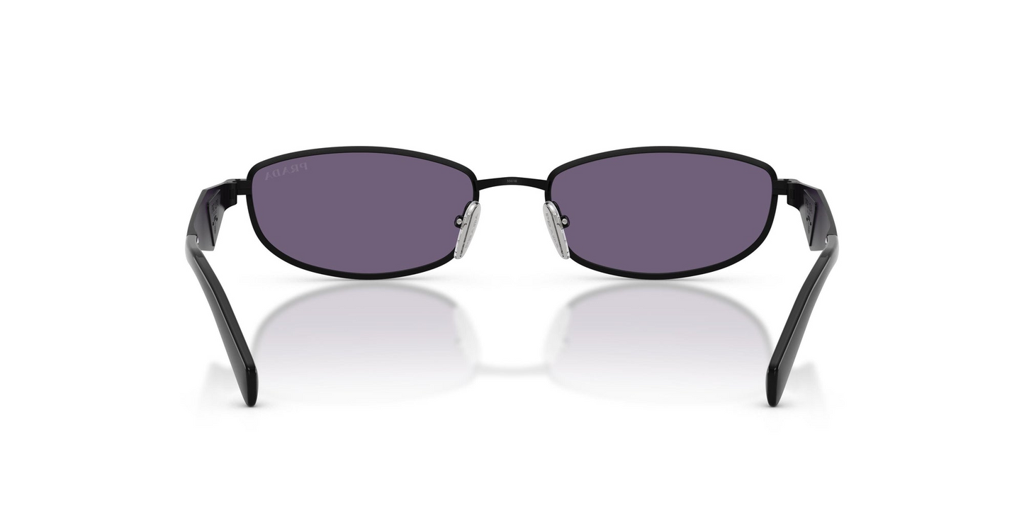 Prada PR D51S 7AB70W 55 - Sunglasses Prada Black Metal