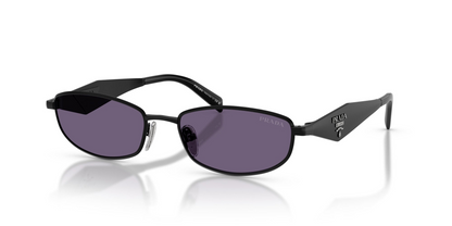 Prada PR D51S 7AB70W 55 - Sunglasses Prada Black Metal
