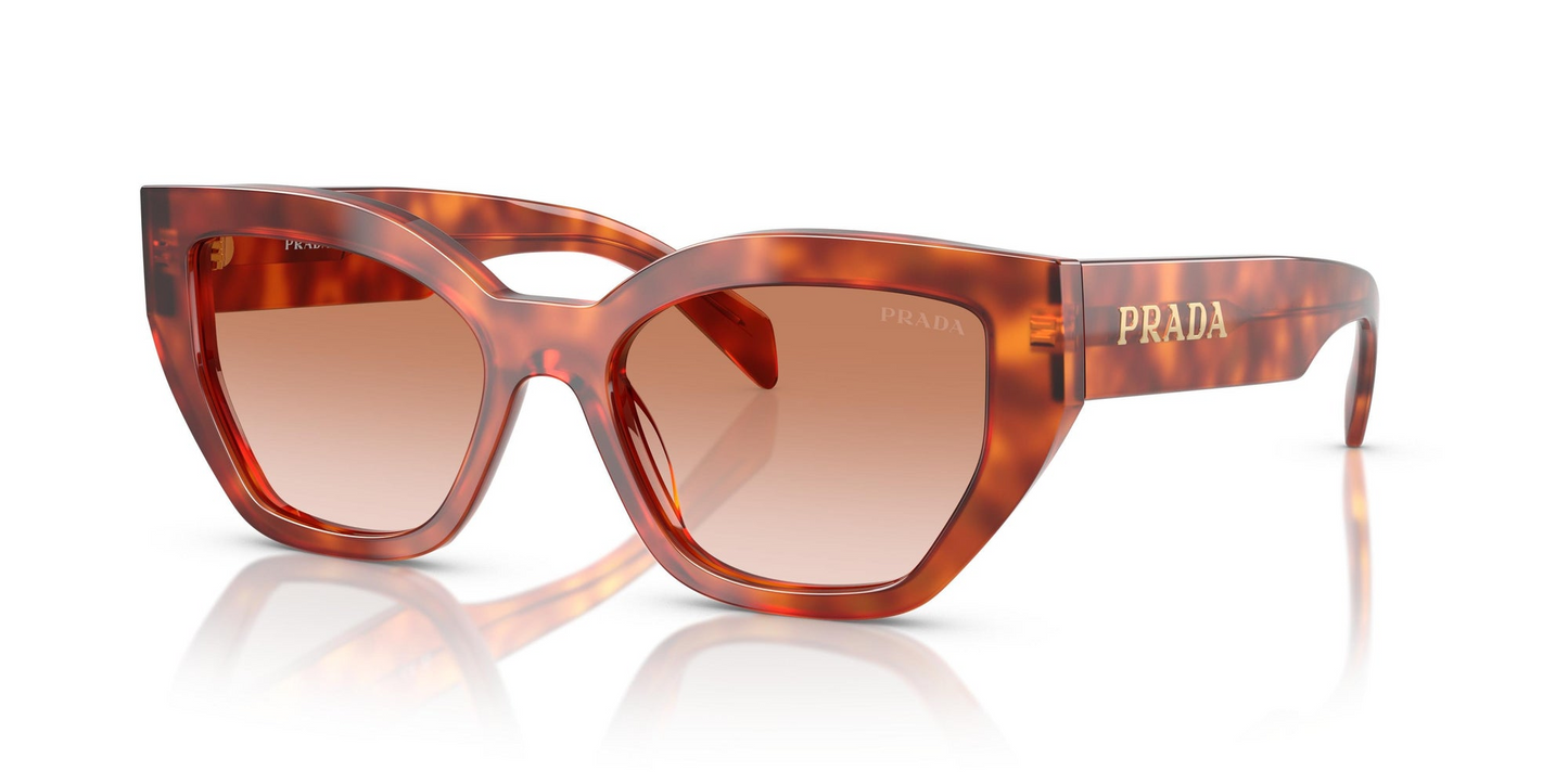 Prada PR A09S 11P70E 53 - Sunglasses Prada Brown Acetate