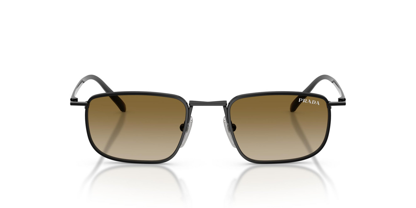 Prada PR D52S 1AB20U 49 - Sunglasses Prada Brown Metal
