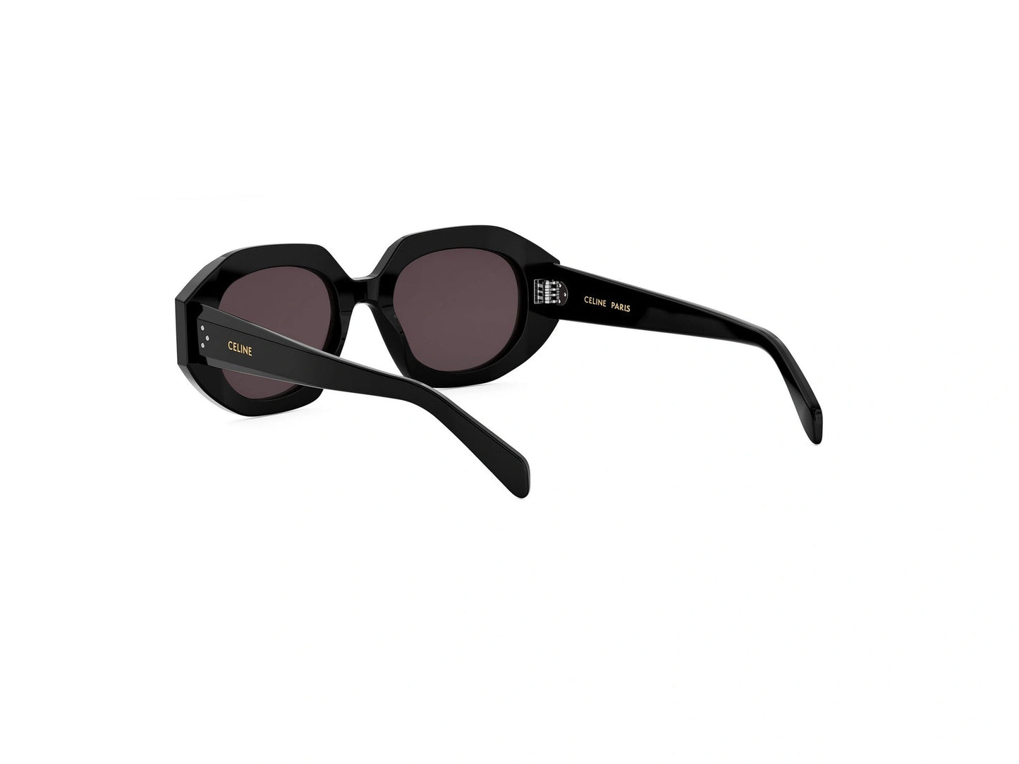 CELINE 3 Dots Black Geometric Sunglasses CL40319I 01Y 52