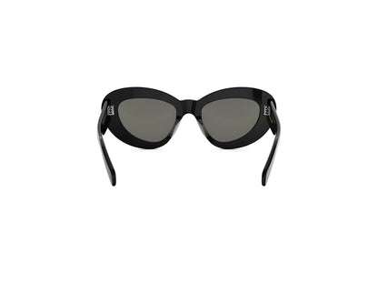 CELINE 3 Dots Black Cat Eye Sunglasses CL40320U 01A 52