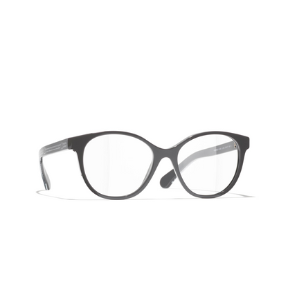 Chanel Black-Grey Sunglasses | CHANEL CH6057 Mask Glasses Black-Grey