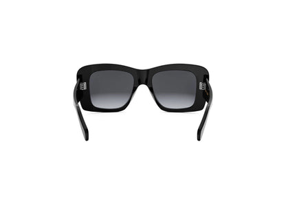 CELINE 3 Dots Black Geometric Sunglasses CL40321I 01B 53