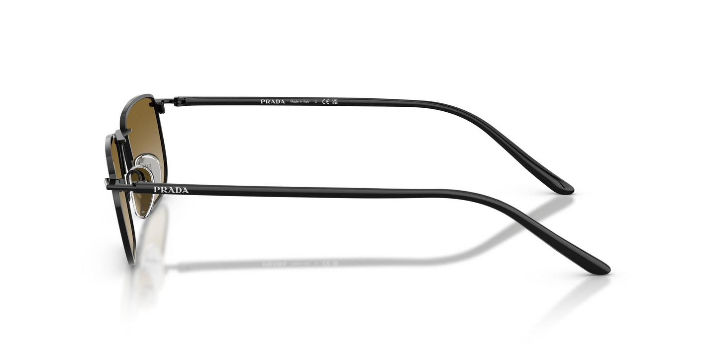 Prada PR D52S 1AB20U 49 - Sunglasses Prada Brown Metal
