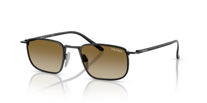 Prada PR D52S 1AB20U 49 - Sunglasses Prada Brown Metal