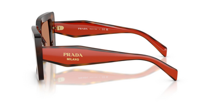 Prada PR D01S 01K90Q 52 - Sunglasses Prada Brown Acetate