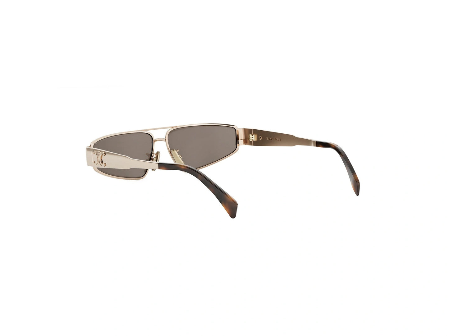 CELINE Metal Triomphe Rose Geometric Sunglasses CL40318U 28E 59
