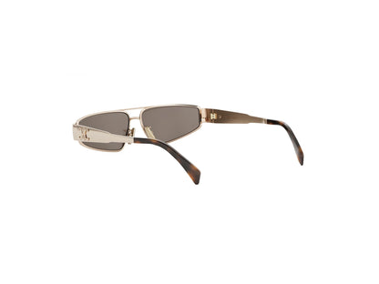 CELINE Metal Triomphe Rose Geometric Sunglasses CL40318U 28E 59