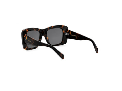CELINE 3 Dots Havana Geometric Sunglasses CL40321I 52A 53