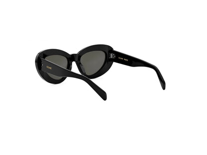 CELINE 3 Dots Black Cat Eye Sunglasses CL40320U 01A 52