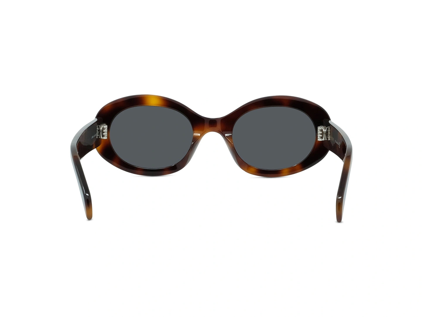 CELINE Triomphe Havana Oval Sunglasses CL40194U 53A 52