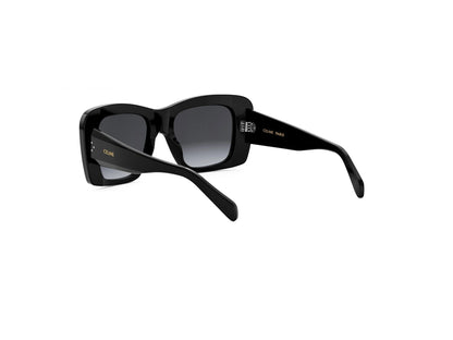 CELINE 3 Dots Black Geometric Sunglasses CL40321I 01B 53