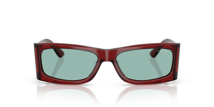Prada PR B03S 12Z40K 56 - Sunglasses Prada Green Acetate
