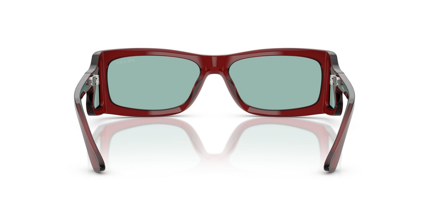 Prada PR B03S 12Z40K 56 - Sunglasses Prada Green Acetate