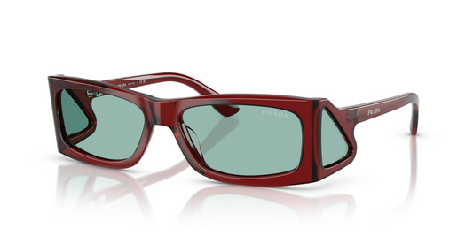 Prada PR B03S 12Z40K 56 - Sunglasses Prada Green Acetate
