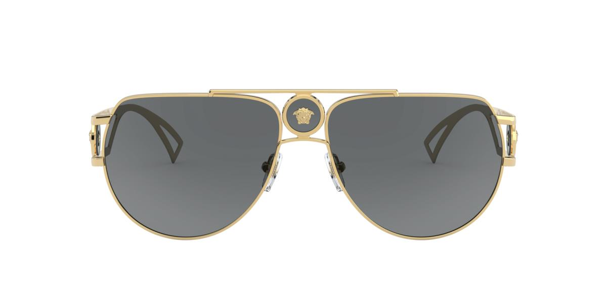 Versace VE2225 100287 60 - Sunglasses Versace Grey Metal