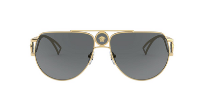 Versace VE2225 100287 60 - Sunglasses Versace Grey Metal