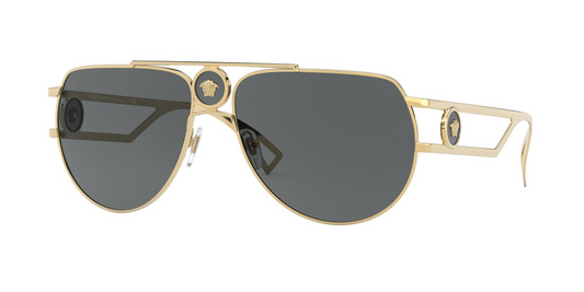 Versace VE2225 100287 60 - Sunglasses Versace Grey Metal