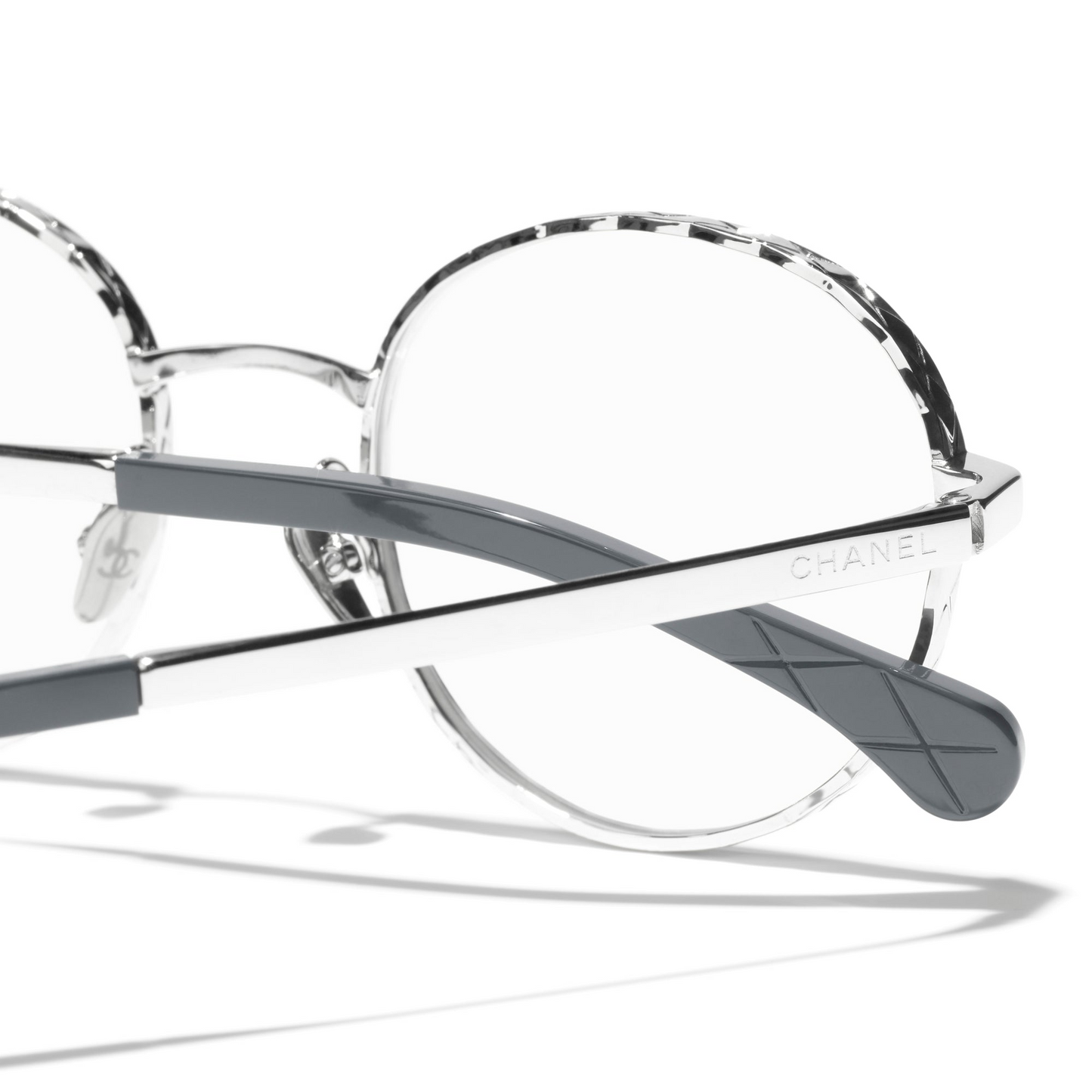 Chanel Black-Grey Sunglasses | CHANEL CH6057 Mask Glasses Black-Grey