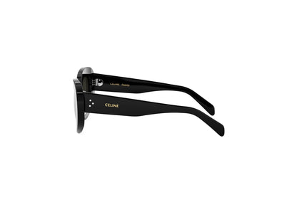 CELINE 3 Dots Black Cat Eye Sunglasses CL40320U 01A 52