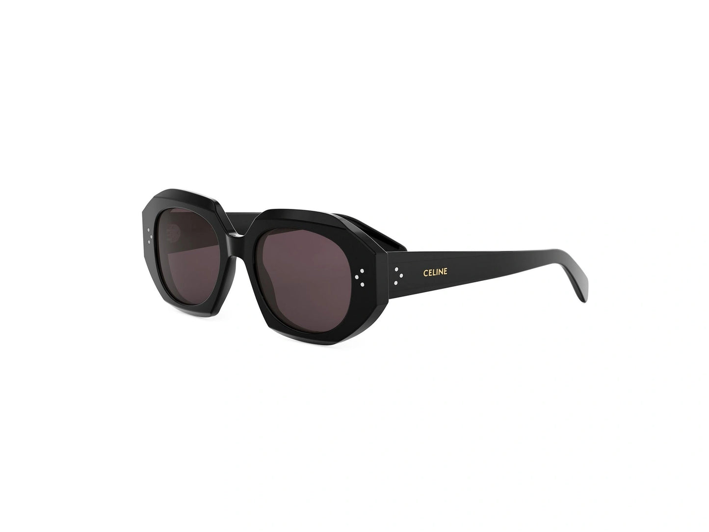 CELINE 3 Dots Black Geometric Sunglasses CL40319I 01Y 52